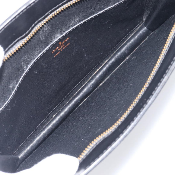 LOUIS VUITTON Epi Pochette Homme Clutch Bag Black M52522 LV Auth 199013