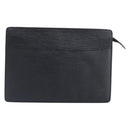LOUIS VUITTON Epi Pochette Homme Clutch Bag Black M52522 LV Auth 199013-13