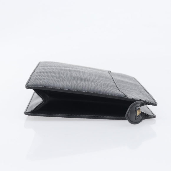 LOUIS VUITTON Epi Pochette Homme Clutch Bag Black M52522 LV Auth 199013