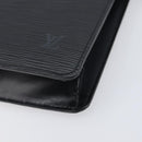 LOUIS VUITTON Epi Pochette Homme Clutch Bag Black M52522 LV Auth 199013-7
