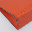 LOUIS VUITTON Epi Posh Toilette 19 Clutch Bag Orange Pimon LV Auth 199014A-14