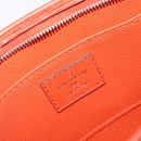 LOUIS VUITTON Epi Posh Toilette 19 Clutch Bag Orange Pimon LV Auth 199014A-17
