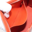 LOUIS VUITTON Epi Posh Toilette 19 Clutch Bag Orange Pimon LV Auth 199014A-20