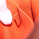 LOUIS VUITTON Epi Posh Toilette 19 Clutch Bag Orange Pimon LV Auth 199014A-12