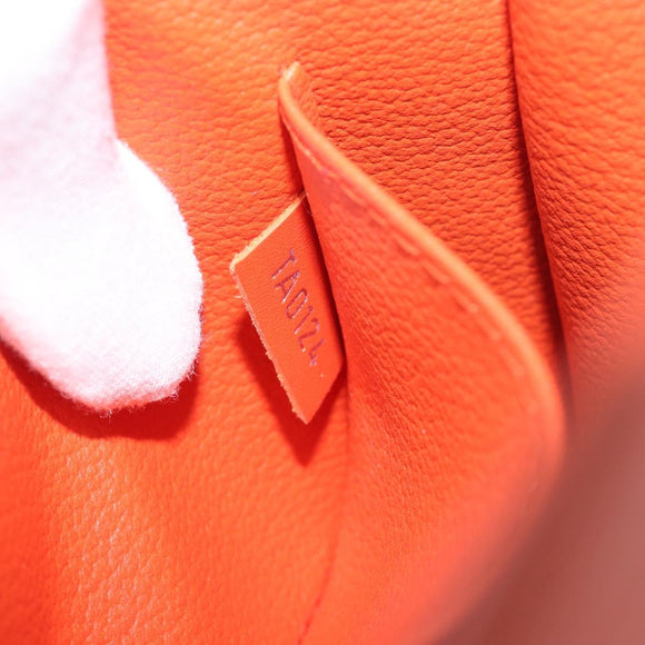 LOUIS VUITTON Epi Posh Toilette 19 Clutch Bag Orange Pimon LV Auth 199014A