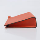 LOUIS VUITTON Epi Posh Toilette 19 Clutch Bag Orange Pimon LV Auth 199014A-4