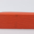 LOUIS VUITTON Epi Posh Toilette 19 Clutch Bag Orange Pimon LV Auth 199014A-7
