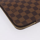 LOUIS VUITTON Damier Ebene Posh Documents Clutch Bag LV Auth 199015A-10