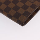LOUIS VUITTON Damier Ebene Posh Documents Clutch Bag LV Auth 199015A-11