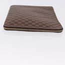 LOUIS VUITTON Damier Ebene Posh Documents Clutch Bag LV Auth 199015A-4