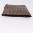 LOUIS VUITTON Damier Ebene Posh Documents Clutch Bag LV Auth 199015A-5