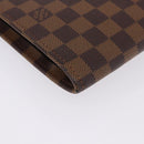 LOUIS VUITTON Damier Ebene Posh Documents Clutch Bag LV Auth 199015A-8
