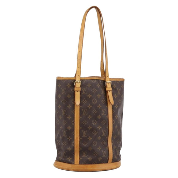 LOUIS VUITTON Monogram Bucket GM Shoulder Bag M42236 LV Auth 199021