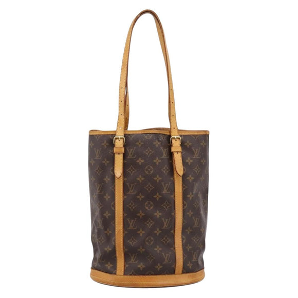 LOUIS VUITTON Monogram Bucket GM Shoulder Bag M42236 LV Auth 199021