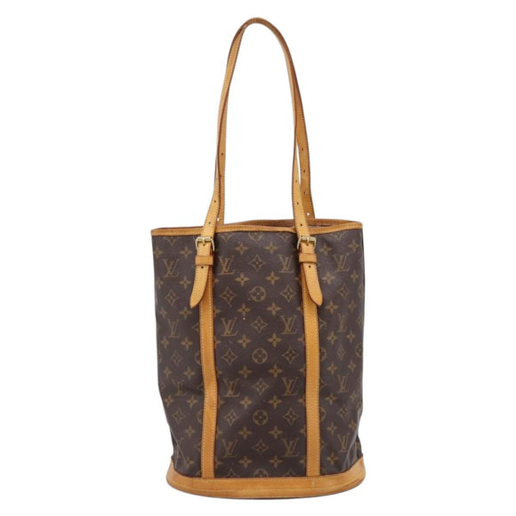 LOUIS VUITTON Monogram Bucket GM Shoulder Bag M42236 LV Auth 199021