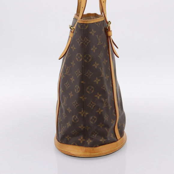 LOUIS VUITTON Monogram Bucket GM Shoulder Bag M42236 LV Auth 199021