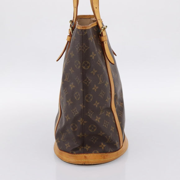 LOUIS VUITTON Monogram Bucket GM Shoulder Bag M42236 LV Auth 199021