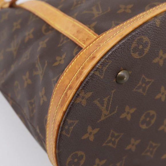LOUIS VUITTON Monogram Bucket GM Shoulder Bag M42236 LV Auth 199023