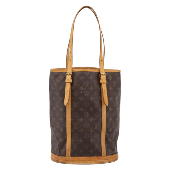 LOUIS VUITTON Monogram Bucket GM Shoulder Bag M42236 LV Auth 199023