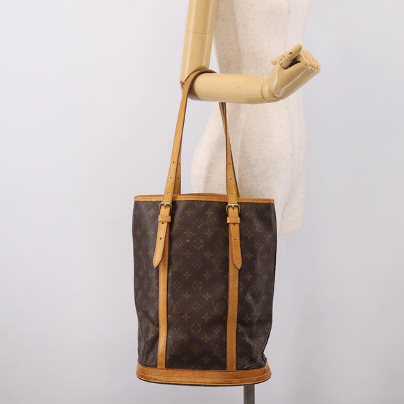 LOUIS VUITTON Monogram Bucket GM Shoulder Bag M42236 LV Auth 199023