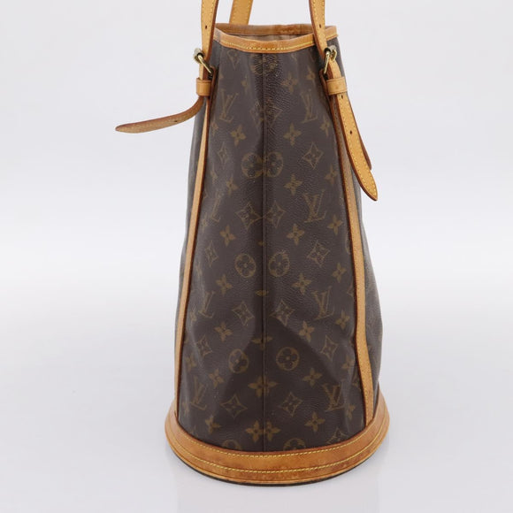 LOUIS VUITTON Monogram Bucket GM Shoulder Bag M42236 LV Auth 199023