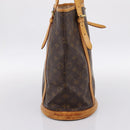 LOUIS VUITTON Monogram Bucket GM Shoulder Bag M42236 LV Auth 199023-4