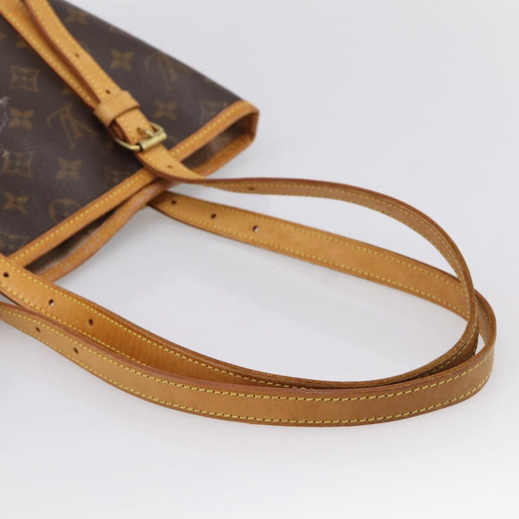 LOUIS VUITTON Monogram Bucket GM Shoulder Bag M42236 LV Auth 199023
