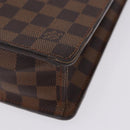 LOUIS VUITTON Damier Ebene Altona GM Business Bag N53312 LV Auth 199030-14