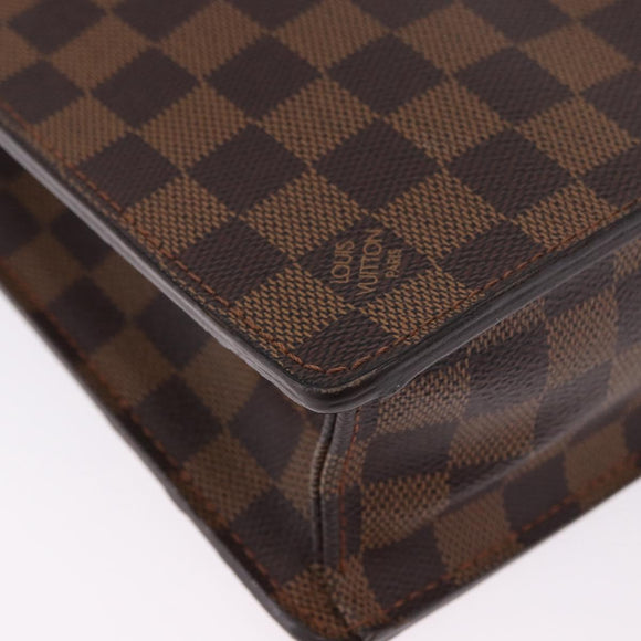 LOUIS VUITTON Damier Ebene Altona GM Business Bag N53312 LV Auth 199030