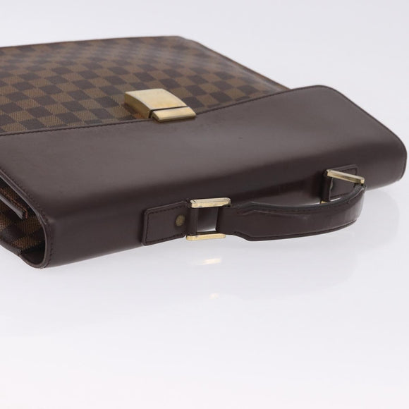 LOUIS VUITTON Damier Ebene Altona GM Business Bag N53312 LV Auth 199030