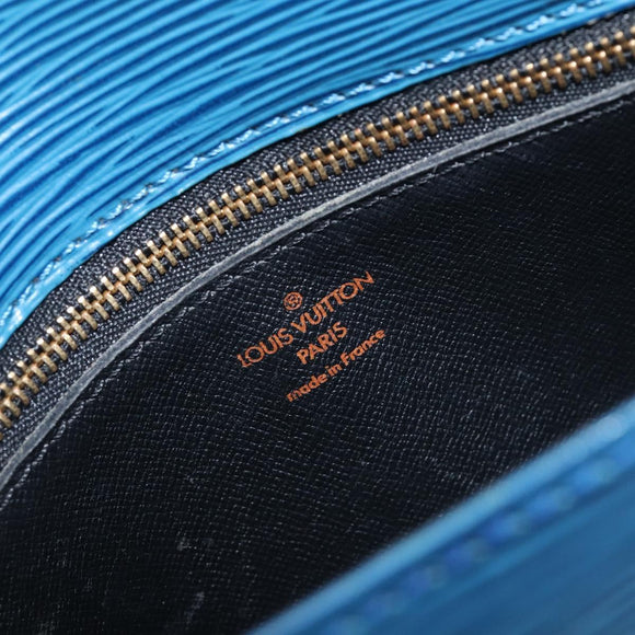 LOUIS VUITTON Epi Saint Cloud GM Shoulder Bag Blue M52195 LV Auth 199031