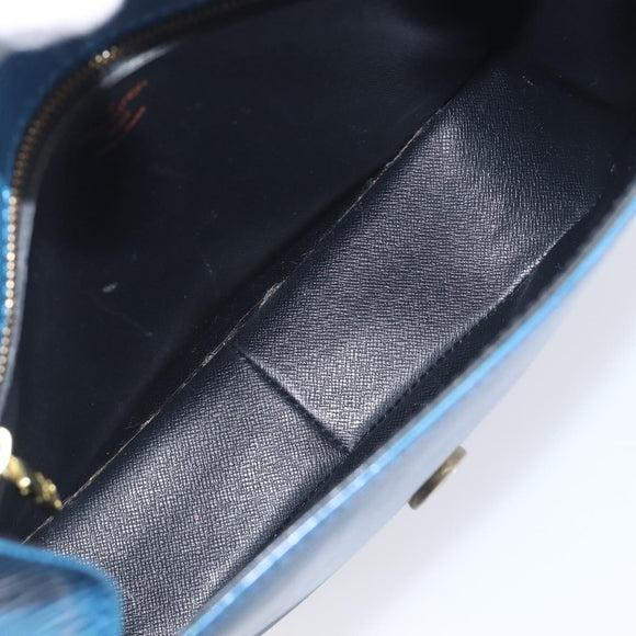 LOUIS VUITTON Epi Saint Cloud GM Shoulder Bag Blue M52195 LV Auth 199031