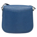 LOUIS VUITTON Epi Saint Cloud GM Shoulder Bag Blue M52195 LV Auth 199031-2
