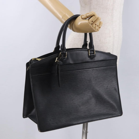 LOUIS VUITTON Epi Riviera Hand Bag Black M48182 LV Auth 199032