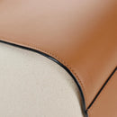 LOEWE KEN PRICE Hammock Small Hand Bag Canvas 2way Beige Silver Auth 199036SAM-17