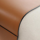 LOEWE KEN PRICE Hammock Small Hand Bag Canvas 2way Beige Silver Auth 199036SAM-18
