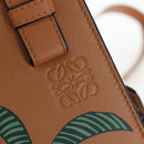 LOEWE KEN PRICE Hammock Small Hand Bag Canvas 2way Beige Silver Auth 199036SAM-19