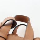LOEWE KEN PRICE Hammock Small Hand Bag Canvas 2way Beige Silver Auth 199036SAM-14