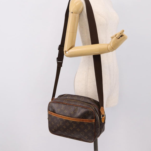 LOUIS VUITTON Monogram Reporter PM Shoulder Bag M45254 LV Auth 199039