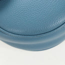 Christian Dior Saddle Bag Leather Stussy Collaboration Light Blue Auth 199040V-20