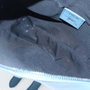 Christian Dior Saddle Bag Leather Stussy Collaboration Light Blue Auth 199040V-10
