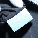 Christian Dior Saddle Bag Leather Stussy Collaboration Light Blue Auth 199040V-12