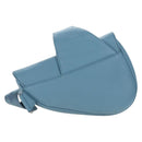 Christian Dior Saddle Bag Leather Stussy Collaboration Light Blue Auth 199040V-4