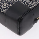 LOEWE Anagram Amazona 16 Hand Bag Canvas 2way Black Gold Tone Auth 199041SAM-19