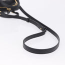 LOEWE Anagram Amazona 16 Hand Bag Canvas 2way Black Gold Tone Auth 199041SAM-8