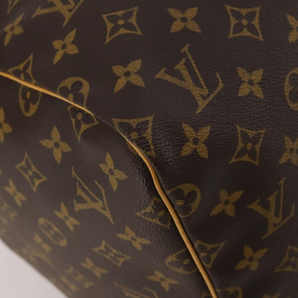 LOUIS VUITTON Monogram Keepall 55 Boston Bag M41424 LV Auth 199046A