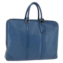 LOUIS VUITTON Epi Porte Documents Voyage Business Bag Blue M54475 LV Auth 199049-1