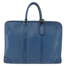 LOUIS VUITTON Epi Porte Documents Voyage Business Bag Blue M54475 LV Auth 199049-13