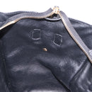 CELINE Luggage Mini Shopper Hand Bag Leather Black Gold Auth 199051A-17