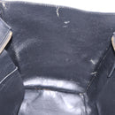 CELINE Luggage Mini Shopper Hand Bag Leather Black Gold Auth 199051A-18